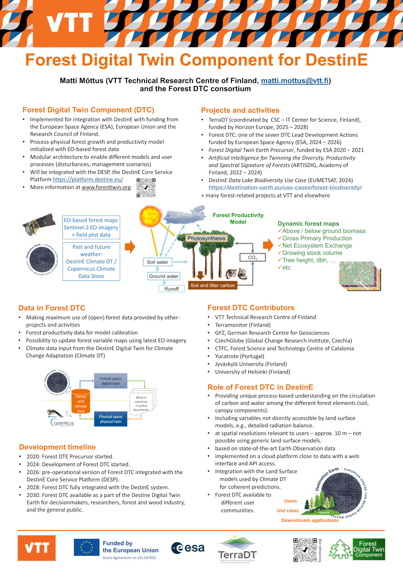 Forest Digital Twin Component for DestinE