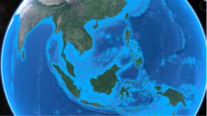 Figure 1-3: The resolution of the GTSM model in Southeast Asia (Deltares)
